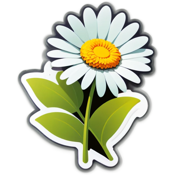 Daisy line emoji