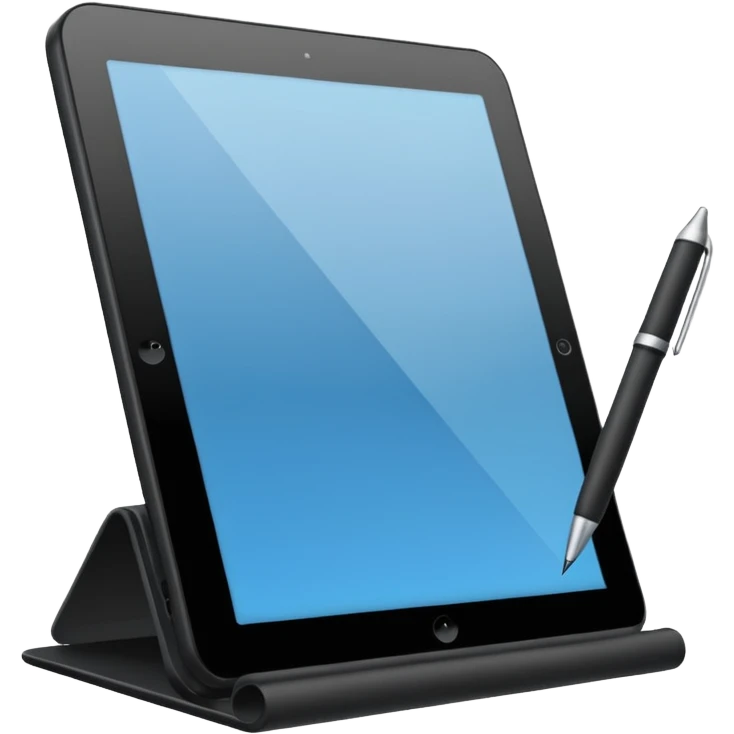 Pen tablet emoji