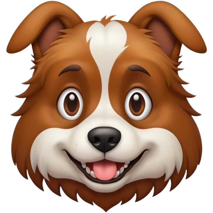 crazy dog emoji