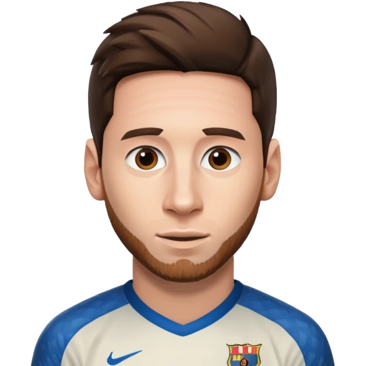 Messi the soccer player emoji
