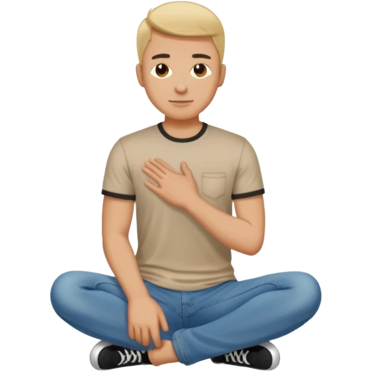 Kneeing emoji