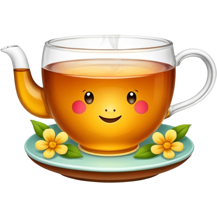 happy tea emoji
