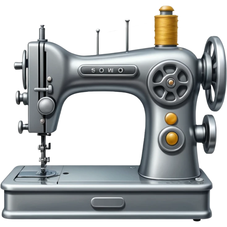 Fashion sewing machine emoji