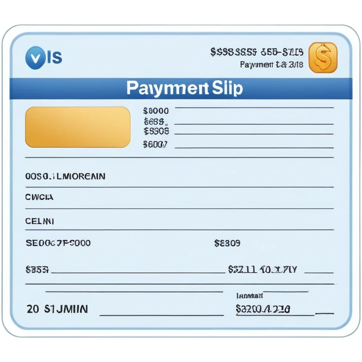 payment slip emoji
