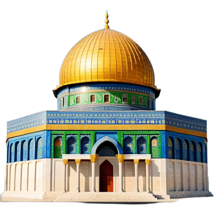 Dome of the rock, Palestine emoji