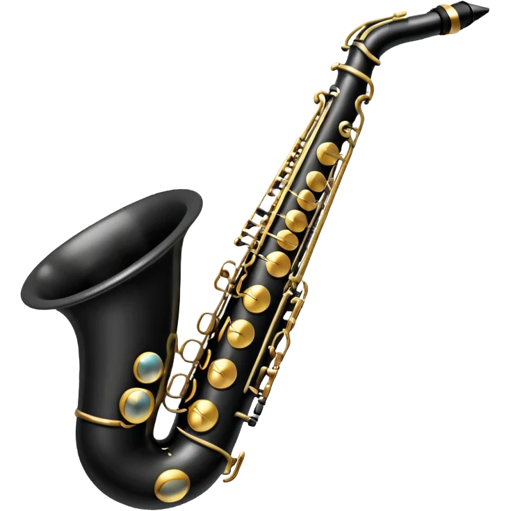 black saxophone   emoji emoji