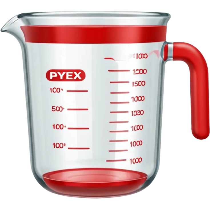 Pyrex measuring cup emoji