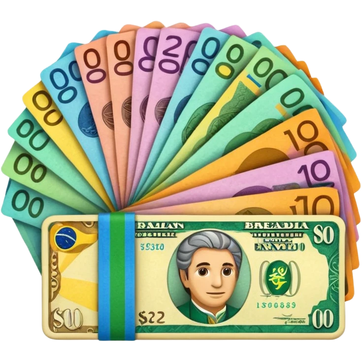real brazilian money emoji