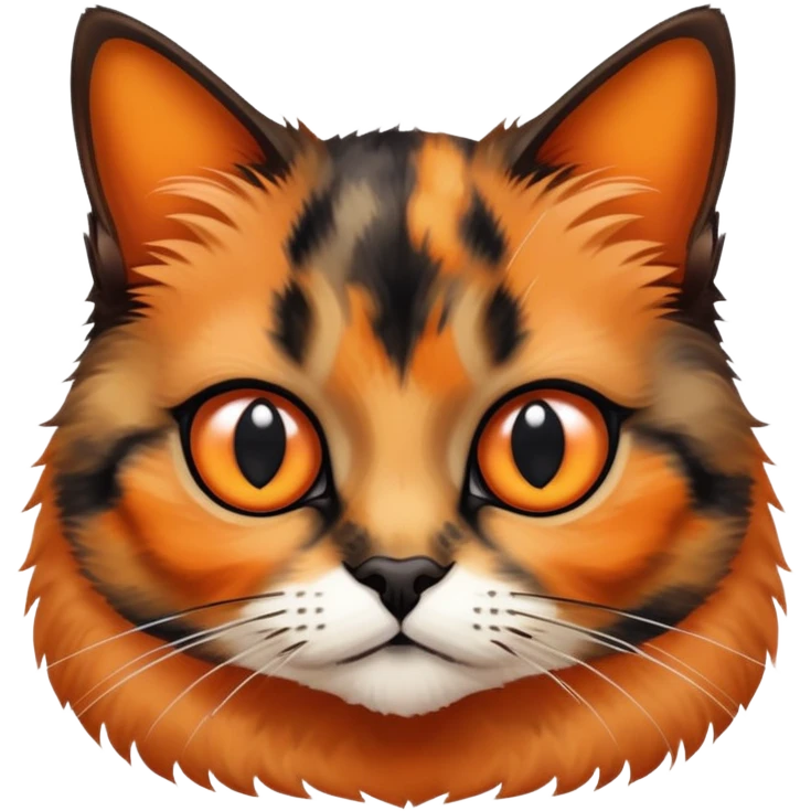 Tortie cat emoji