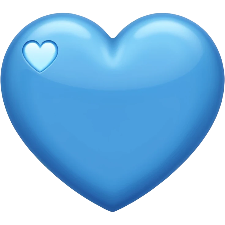 Quiero un corazón 💓 pero azul emoji