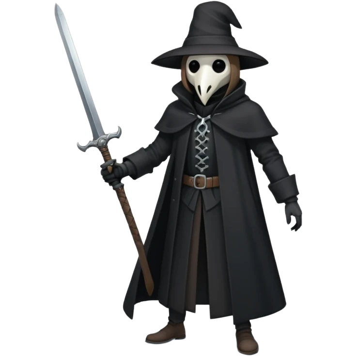 plague dr sword snow emoji