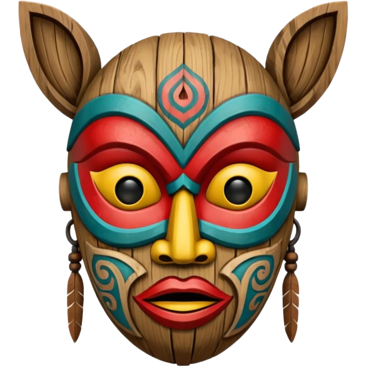 tribal mask emoji