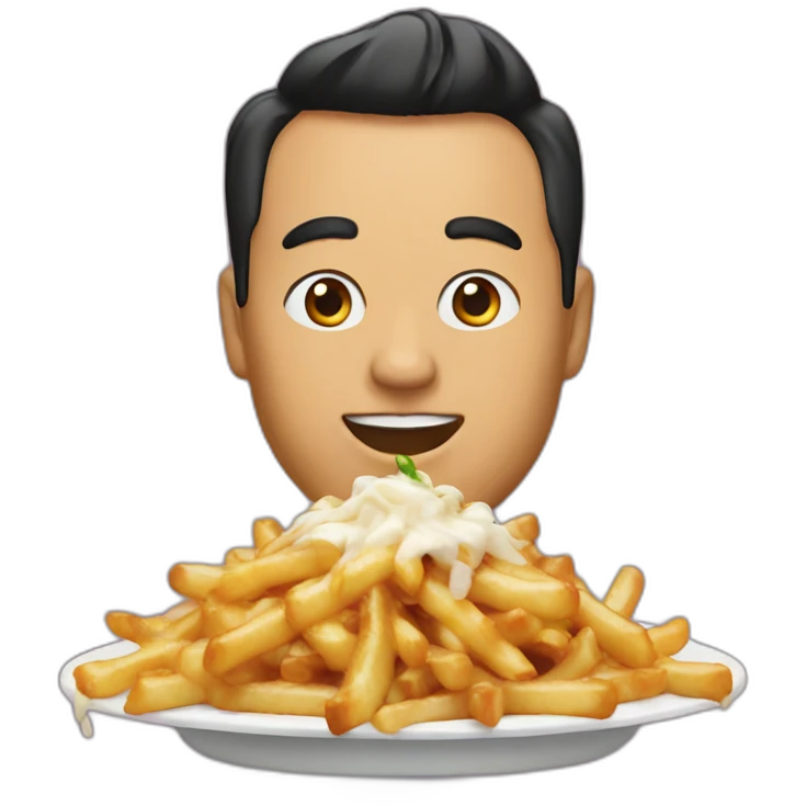 poutine with kin joun houng emoji
