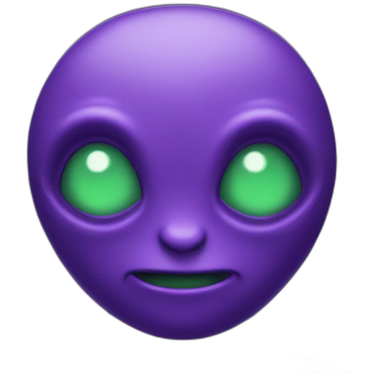 Purple Alien emoji