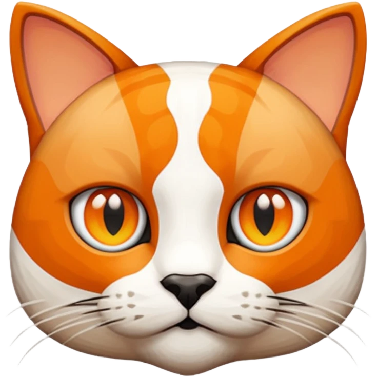 Pixilated cat emoji