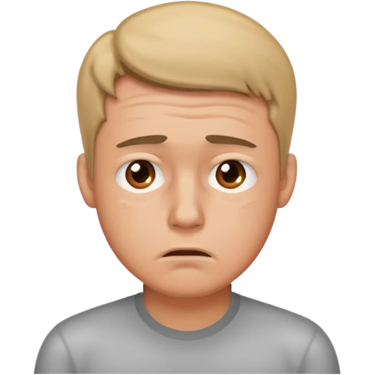 Overwhelmed man emoji