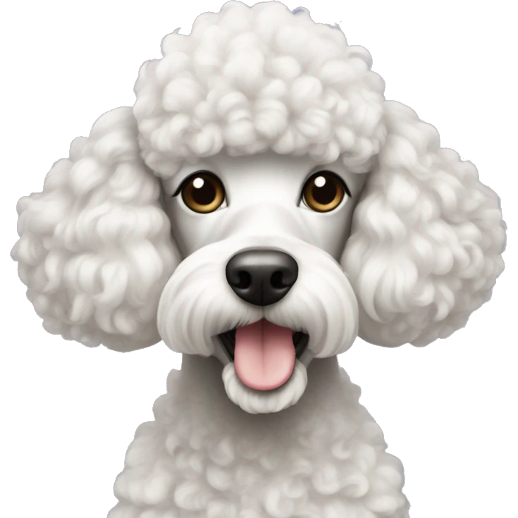 French poodle emoji