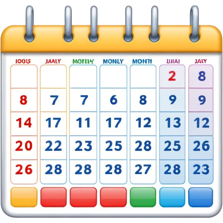 calendar emoji