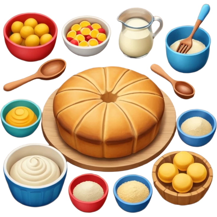 hobby baking ingredients emoji