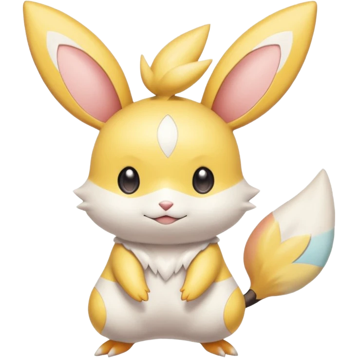 Shiny Pastel Light Pale Divine Angelic Epic Legendary Cute Realistic Whitish Emolga-Victini-Pichu-Dedenne-Togedemaru-fusion emoji