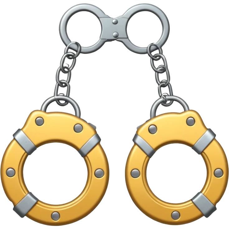 cracking handcuffs with beautiful effects emoji