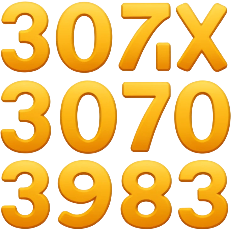 Six seven emoji