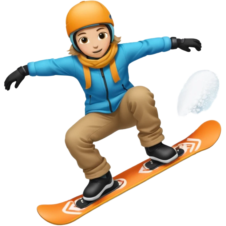 snow jibbing emoji