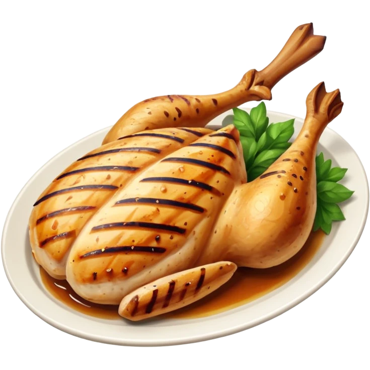 one Grilled Chicken breast emoji