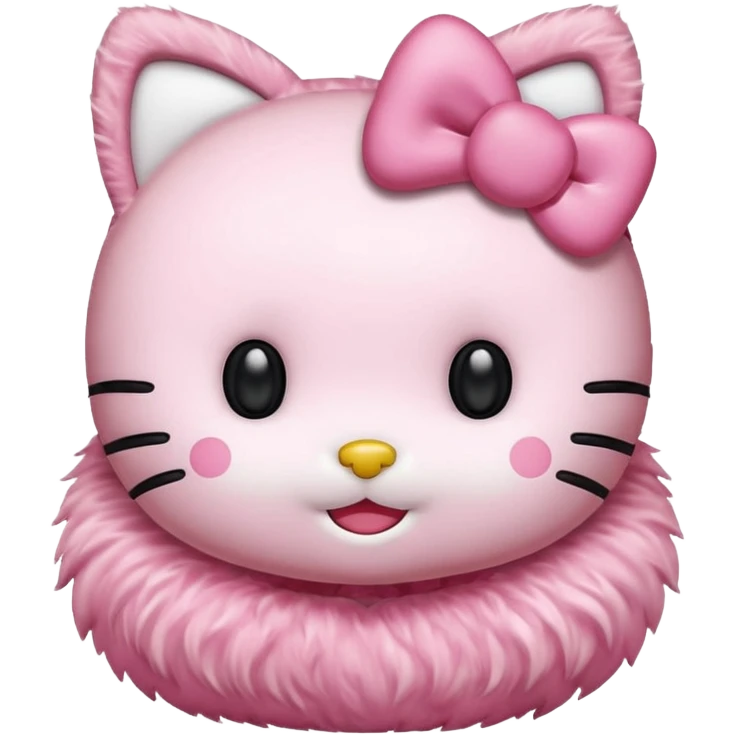 Hello kity rosa emoji