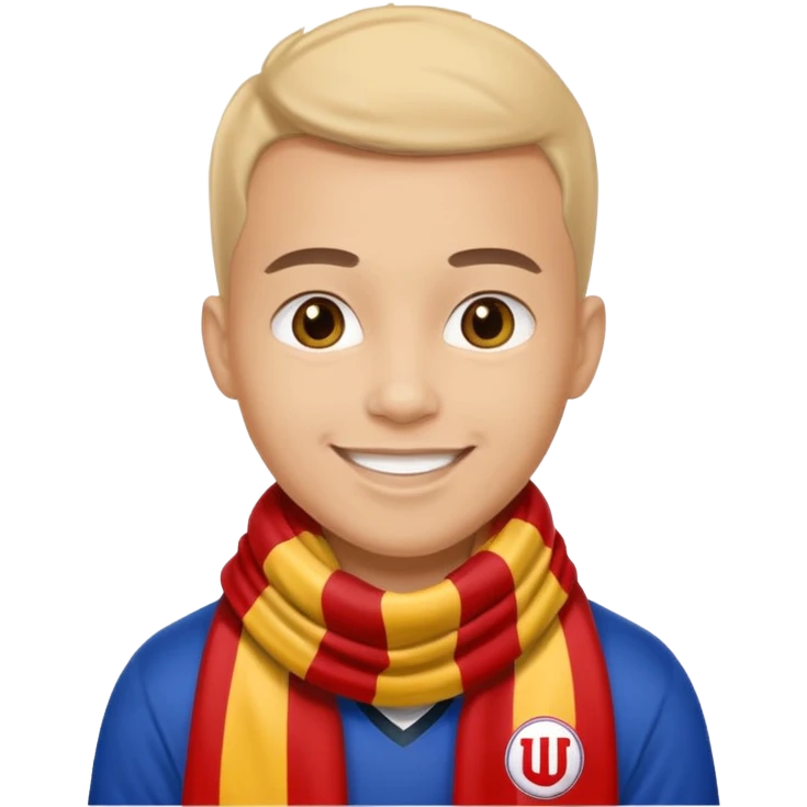 sports Fan with Team Scarf emoji
