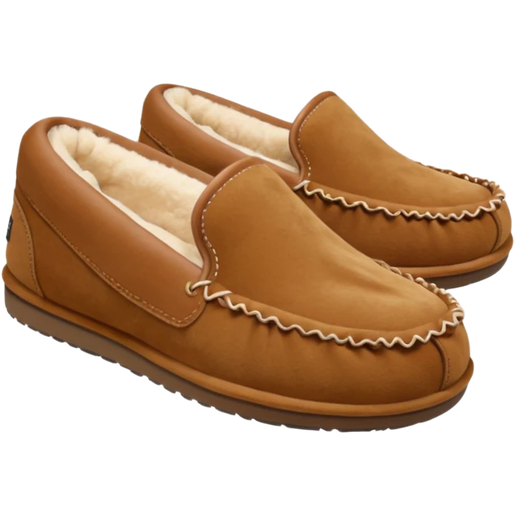 UGG chestnut slippers emoji