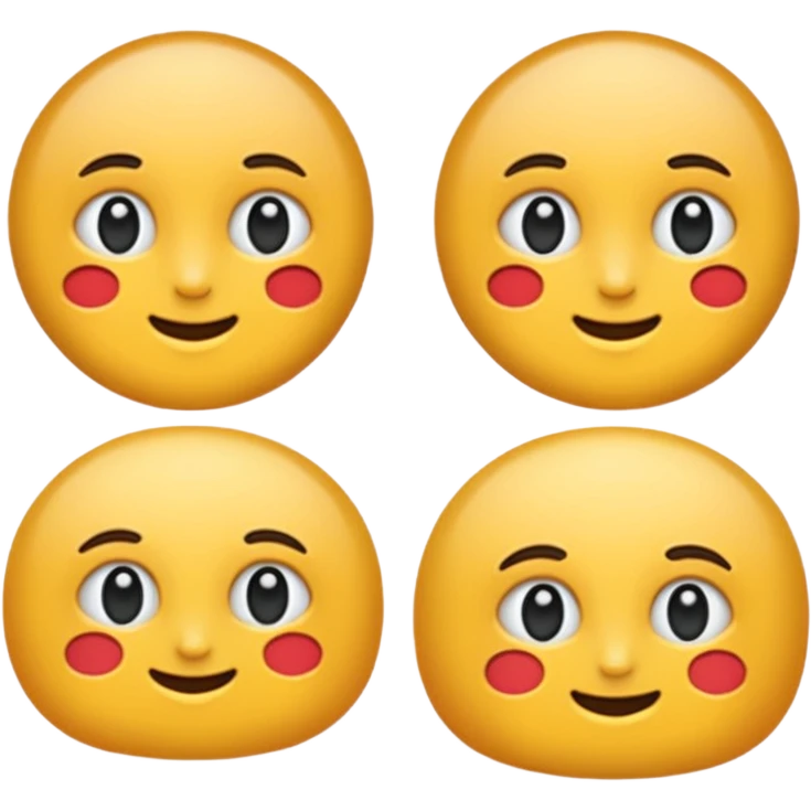Side by side emoji