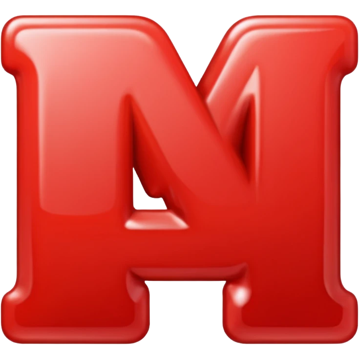 Letter A fun emoji