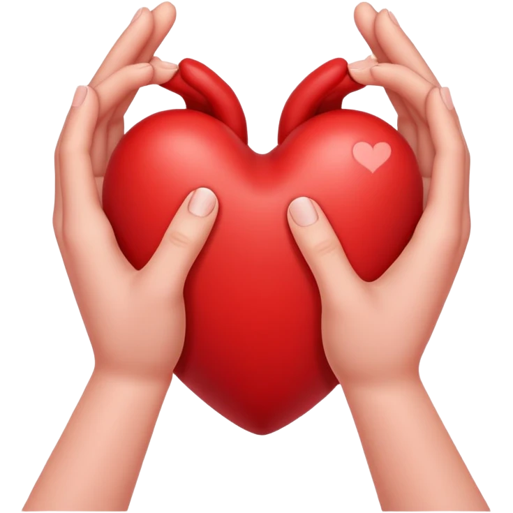 heart with hands emoji