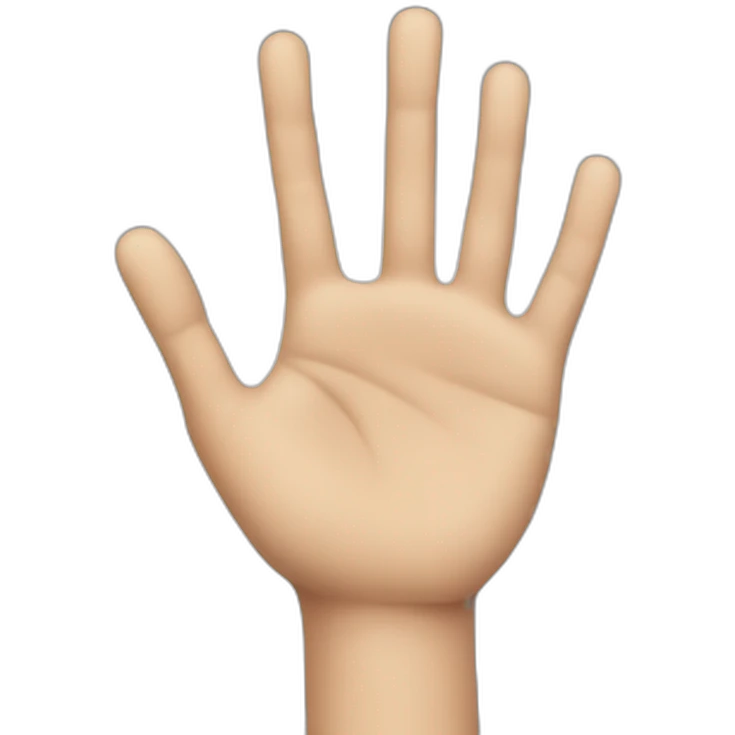 Hand emoji