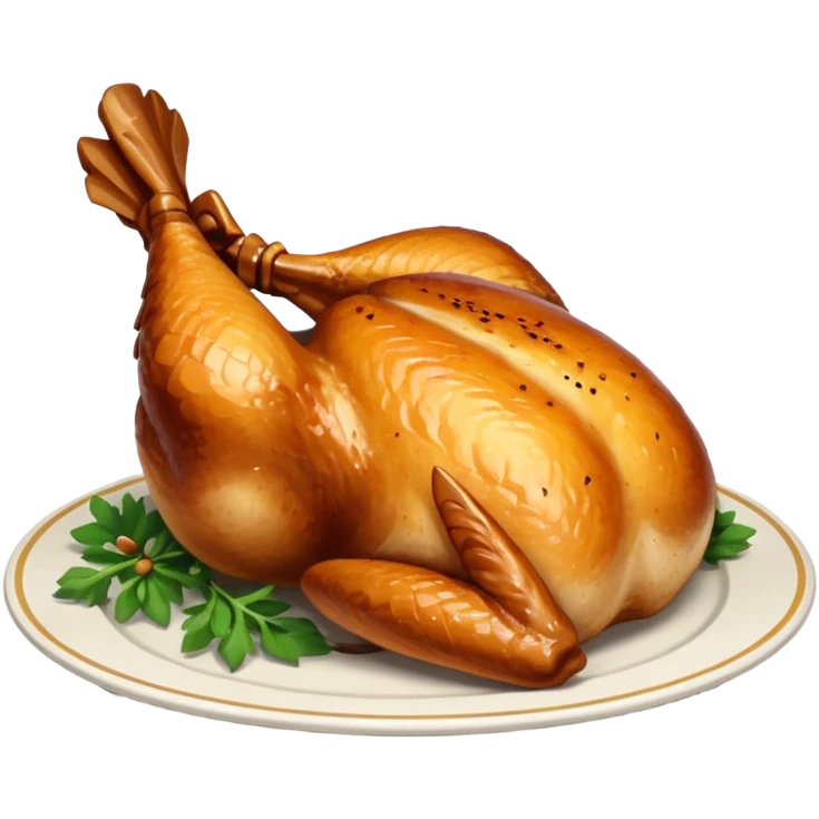 meal with chicken emoji