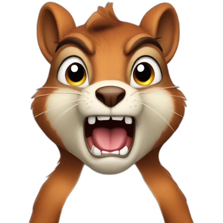 Angry Squirrel emoji