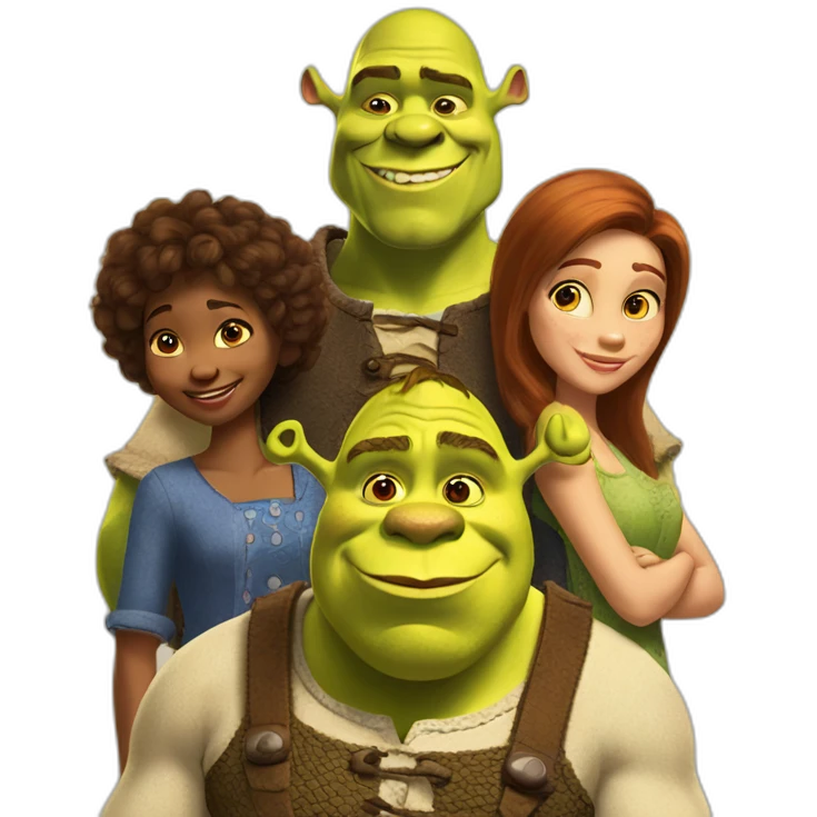 Shrek family emoji