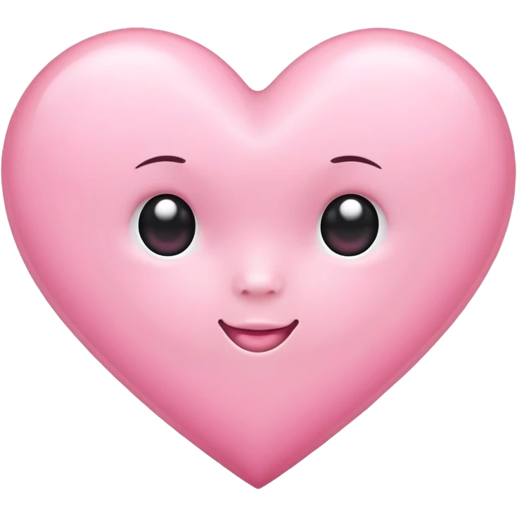 baby pink heart emoji