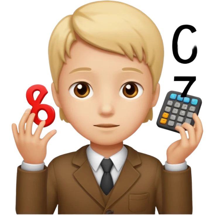 Kid doing 67 emoji