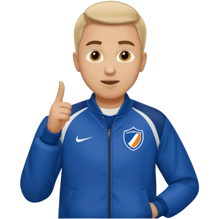 soccer mentor giving a pep talk emoji