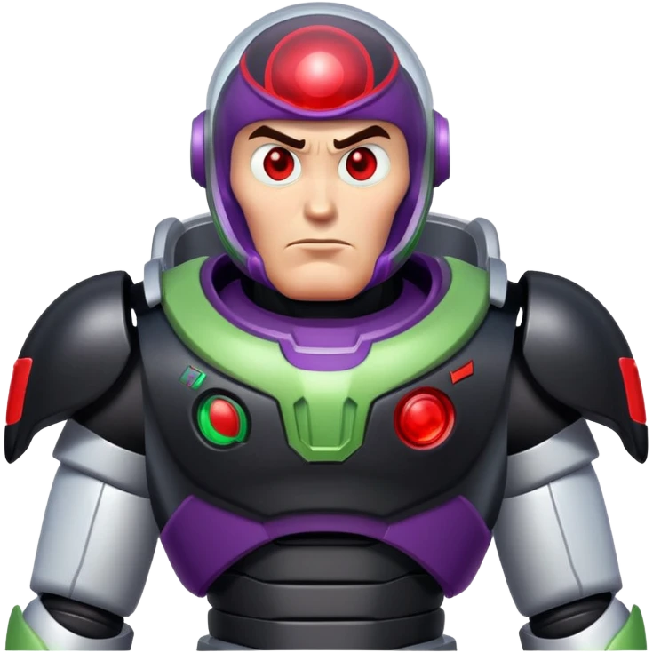 anti Buzz Lightyear, evil space ranger, dark version emoji
