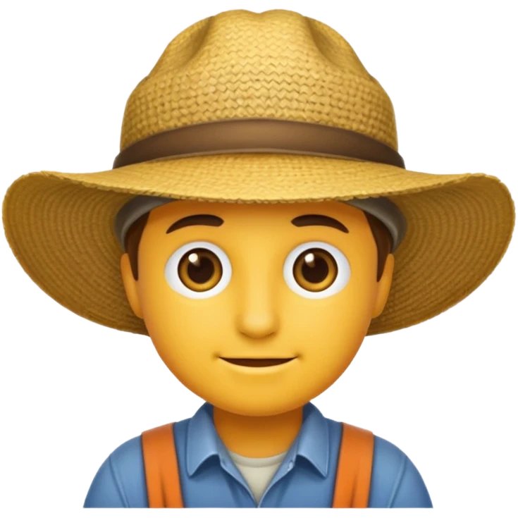 farmer hat emoji