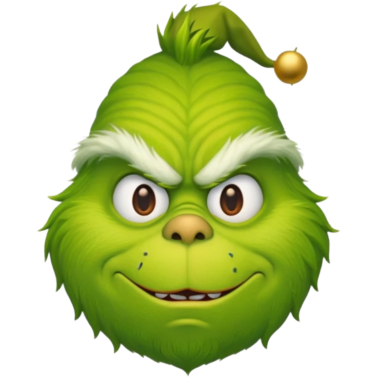 The grinch emoji