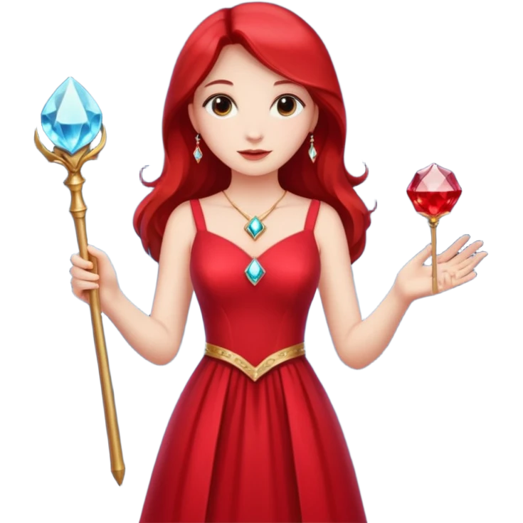 🧚🏻🪄💎 لباس قرمز emoji