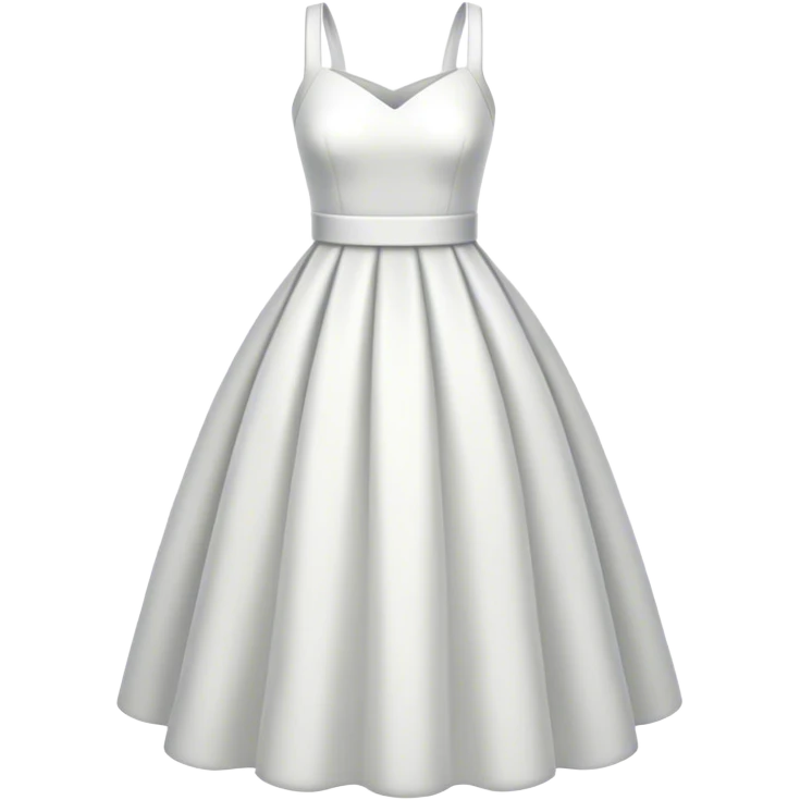 white dress emoji