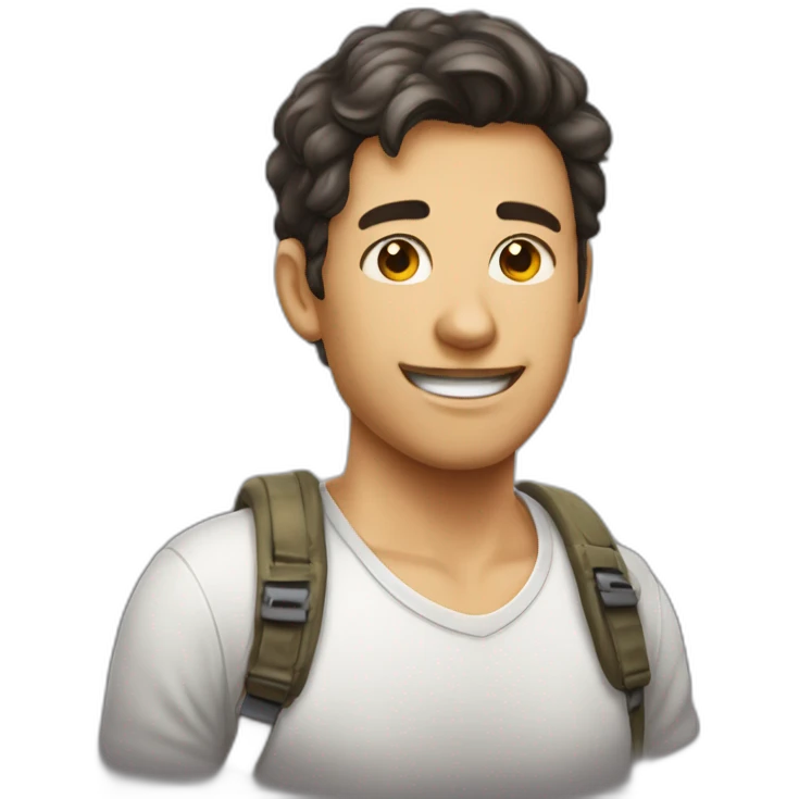 Fais un cataphile âgé de 18 ans et dont on voit tout le corps emoji