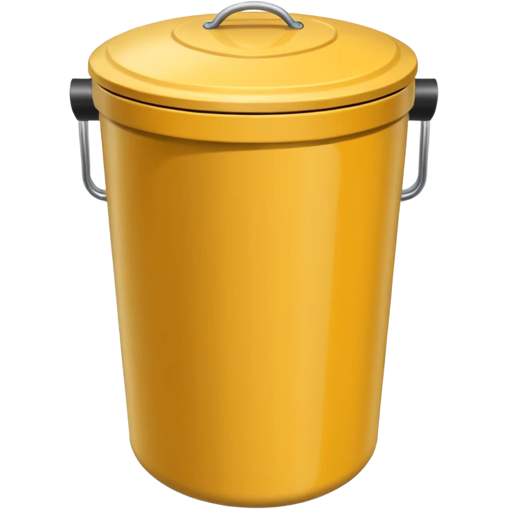 trash can with a lid slightly open emoji