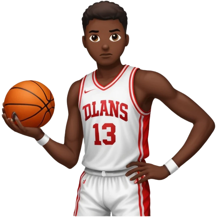 basketball player in slam dunk emoji
