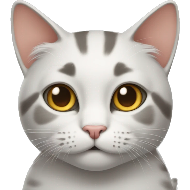 Cat with Fingers crossed emoji